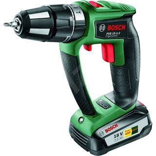 Bosch PSB 18 LI-2 Ergonomic Akku-slagbore-/skruemaskine med to gear, lithium-ion - 06039B0300 ✓ På lager - klar til levering og afhentning