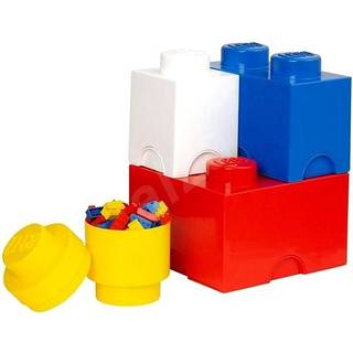 LEGO Opbevaringskasse 4, White/Grey/Black