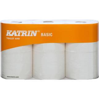 Katrin Toiletpapir 1-lag P 80 m Natur Basic Ø11,8 cm 42 rl (111505)