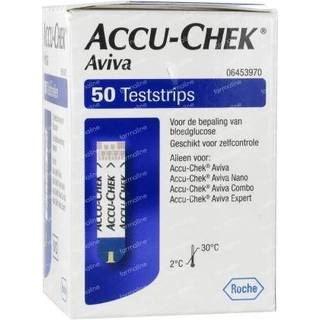 Accu-Chek Aviva Teststrimler Medicinsk udstyr 50 stk + FRI FRAGT