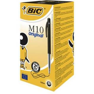 Bic kuglepen M10 original trykmekanisme 1.0mm sort 50 stk.