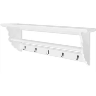 Knagerække I Barokstil Mdf Hvid