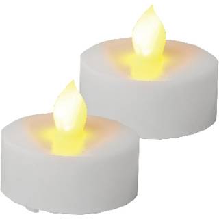 Star Trading - LED -varmelys 2 -Pack Paulo - 4 cm - Hvid