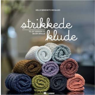 Bog: Strikkede Klude Design: Helle Benedikte Neigaard Savner du et overskueligt strikkeprojekt? Elsker du at strikke i skønne farver?Er du også træt afengangsklude med mikroplast? .
