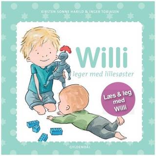 Willi leger med lillesøster
