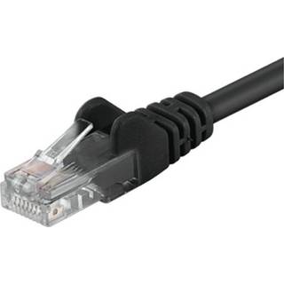 CAT 5e U-UTP netværkskabel | Sort | 5 meter | PRIS-MATCH