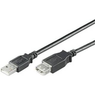 USB-A 2.0 forlængerkabel, sort, 5m
