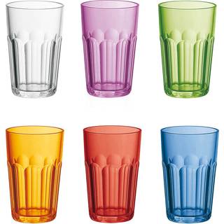 Drikke glas i plast, 42 Cl, 6-pack, happy hour - Guzzini