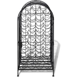 vinreol til 35 flasker metal