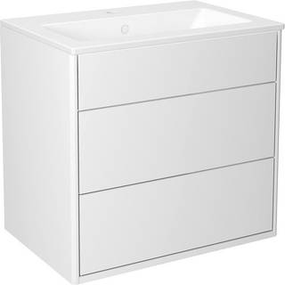 Gustavsberg Graphic møbelsæt 60 cm med 2 skuffer hvid