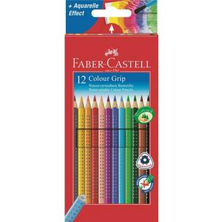 Faber-Castell farveblyanter med ergonomisk form - 12 farver