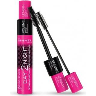 Rimmel Glam´ Eyes Day 2 Night Længdegivende og volumengivende mascara 2-i-1 Skygge 001 Black 9,5 ml - 9,5 ml