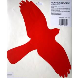 Rovfuglesilhuet (rød)