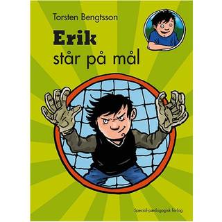 Erik står på mål