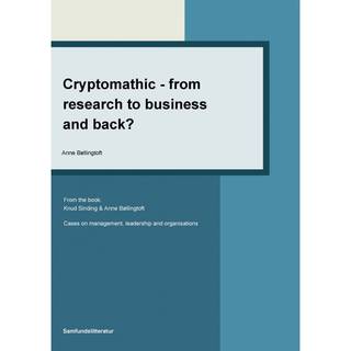 Cryptomathic - from research to business and back?