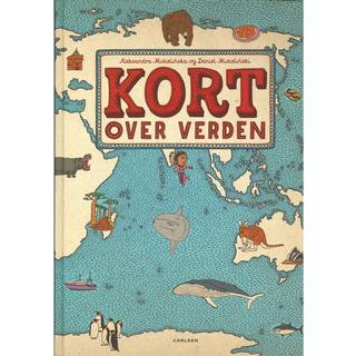 Kort over verden Atlas bog