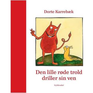 Den lille røde trold driller sin ven