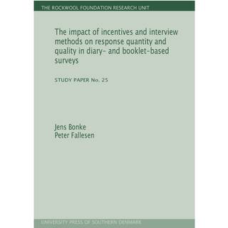 Impact of Incentives & Interview Methods on Response Quantity & Quality in Diary- & Booklet-Based Surveys