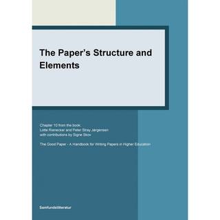 The paper's structure and elements