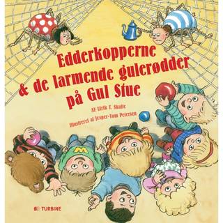 Edderkopperne og de larmende gulerødder på gul stue