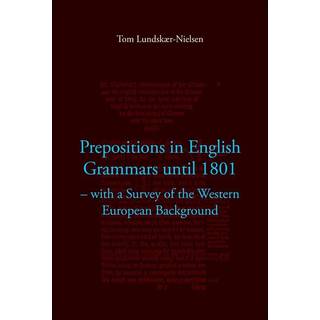 Prepositions in English Grammars Until 1801