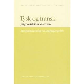 Tysk og fransk fra grundskole til universitet