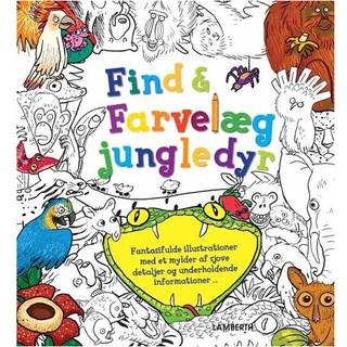 Find og farvelæg jungledyr