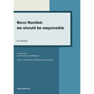 Novo Nordisk: we should be responsible