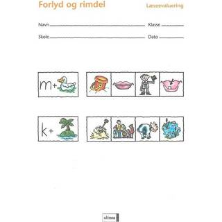 Læseevaluering, Forlyd og rimdel á 10 stk.