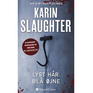 Lyst hår, blå øjne