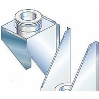 Metalbestos Multi50 130mm væg-bæring