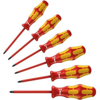 Wera 167 i/6 Skruetrækkersæt Kraftform Plus serie 100, 6 dele