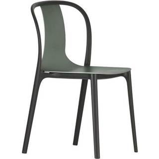 Vitra Belleville Udendørsstol med Plastik Skal Dyb Sort