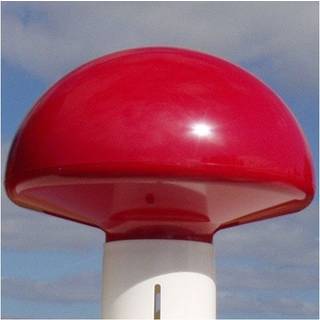 Dano Mast plastknop rød NT 190 til 9-18mtr flagstang