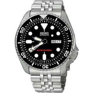 Seiko Diver's Automatic Black Dial Stainless Steel Jubilee Bracelet Men's Watch SKX007K2 REF: 62485
