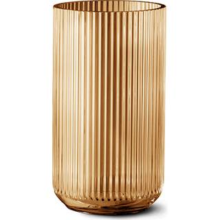 Lyngby vase hvid opal glas 35 cm