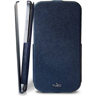 Puro Samsung Galaxy S4/S4+ Flip Cover Etui Blå