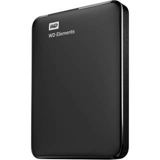 WD Elements Portable U3 - 4TB - Ekstern Harddisk - Sort