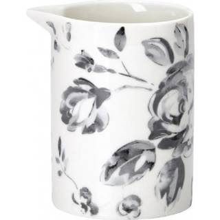 Greengate Amanda kande med grå blomster