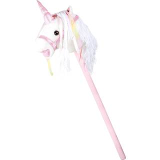 Kæphest - hvid enhjøring Hobby horsing Unicorn 10279