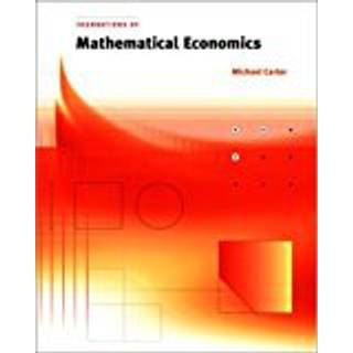 Foundations of Mathematical Economics