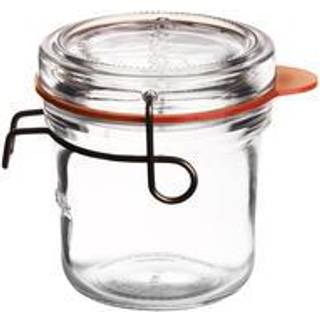 Lock Eat Sylteglas med patentlåg fra Luigi Bormioli - Klar farve - Soda-lime glas