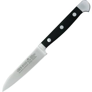 Güde Alpha Gemüsemesser 9 cm - CVM-Messerstahl - Griffschalen Hostaform - Schwarz,Silber