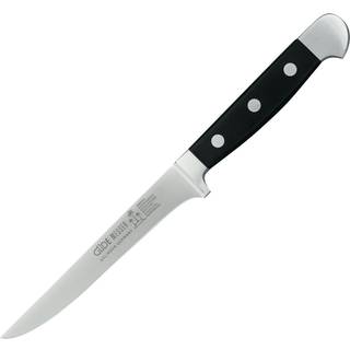 Güde Alpha Ausbeinmesser 13 cm - CVM-Messerstahl - Griffschalen Hostaform - Schwarz,Silber