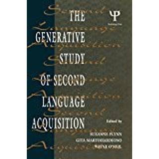 The Generative Study of Second Language Acquisition