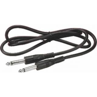 Luxorparts Instrumentkabel 6,3 mm - 1 m, Sort