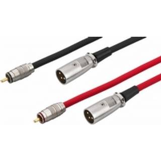 Phono-XLR kabel 1.5m MCA-158 tilslutningskabler forbindelse kabler audio lyd