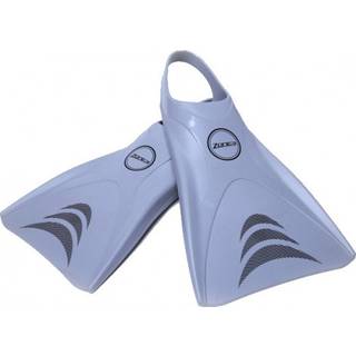 Zone3 Silikon V-Flex Ergo Swim Training Training Fins (Silver Small)