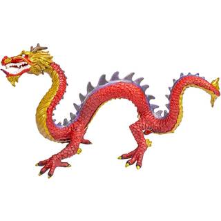 Safari Ltd. Horned Chinese Dragon Figurine - Detaljeret 7 """" Model Figur - Fun Oriental Mythology Play Toy For Boys Girls & Kids Agdre 4+