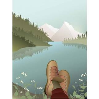 After The Hike - Plakat 15x21 cm fra ViSSEVASSE